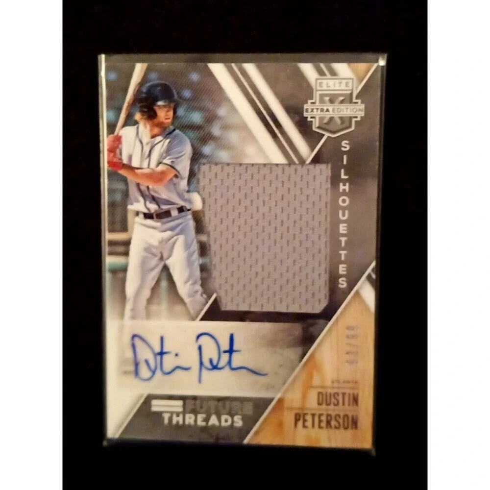 Dustin Peterson Future Threads Panini 2017 93/99 Signature Elite Extra Edition